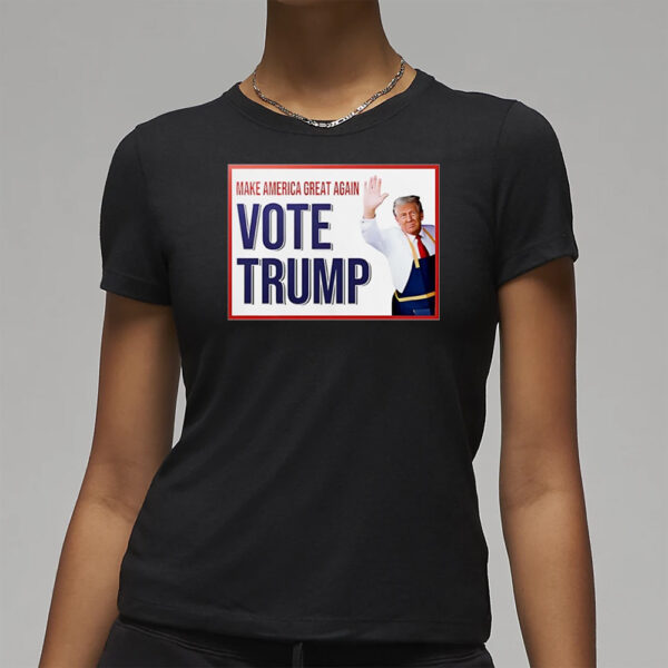 Make American great again Vote Trump McDonald’s shirt3