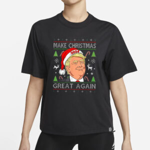 Make Christmas Great Again Ugly Donald Trump T-Shirt1