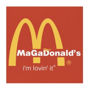 McDONALDs Trump vance i’m lovin’ it Car Magnet