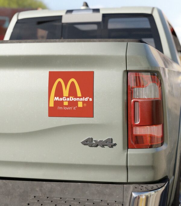 McDONALDs Trump vance i’m lovin’ it Car Magnets