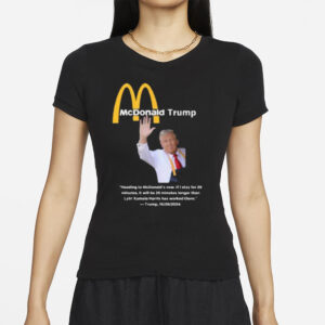 McDonald Trump - PERFECT GIFT for republican dad or boyfriend - , Funny Trump Fries , Donald Trump Making Fries, Trump Working at McDs