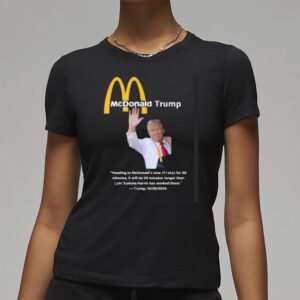 McDonald Trump - PERFECT GIFT for republican dad or boyfriend - , Funny Trump Fries , Donald Trump Making Fries, Trump Working at McDs3