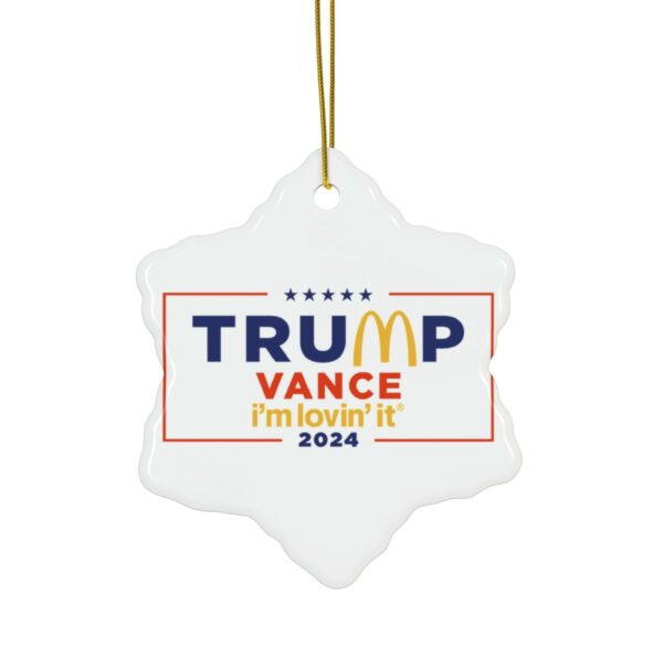 McDonald’s Trump vance Christmas Ornament