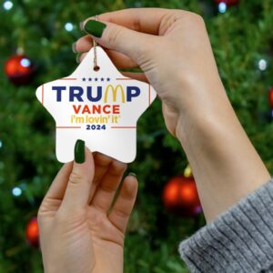 McDonald’s Trump vance Christmas Ornaments