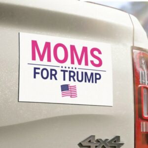 Moms For Trump Car Magnet, Women For Trump 2024 Car Decal, Trump Girl Bumper Sticker, Moms Vote Trump Vance 2024, Families For Trump