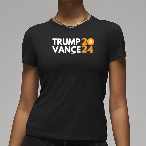 Official Donald Trump Vance 2024 Bitcoin t-shirt3