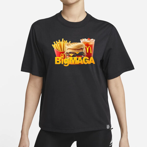 Official Trump McDonald’s BigMAGA Shirt1