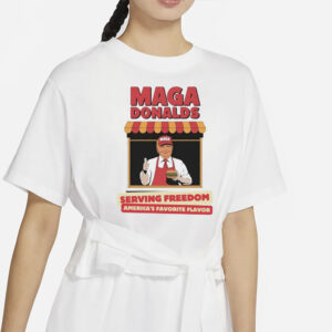 Official Trump Mcdonalds Serving Freedom America’s Favorite Flavor Shirt