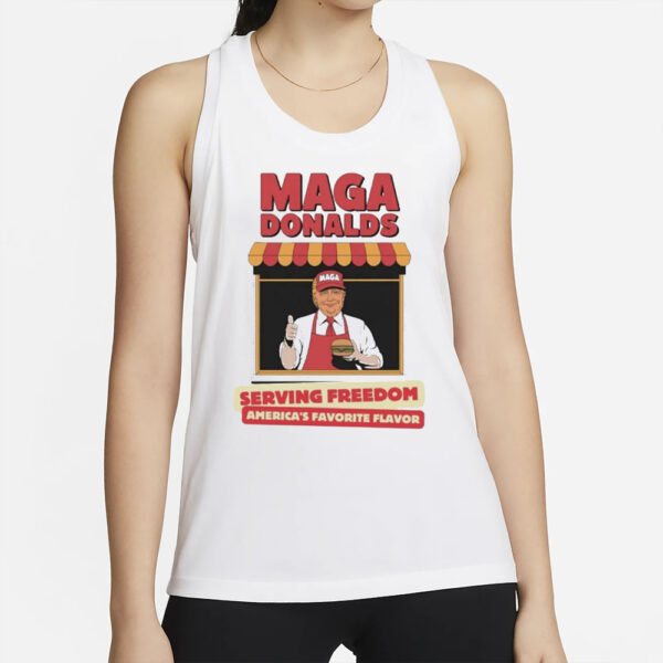 Official Trump Mcdonalds Serving Freedom America’s Favorite Flavor Shirt2