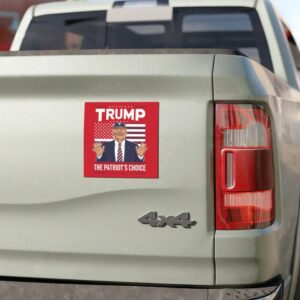 Patriot Choice MAGA Car Magnets - Pro Trump 2024 - Republican Fan - Donald Trump Support Election1