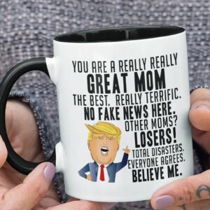 Personalized Funny Trump Coffee Mug, Custom Name Trump Mug, Trump Two Tone Mug, Donald Trump Mug, Trump Christmas Gift, Pro Trump Gift1