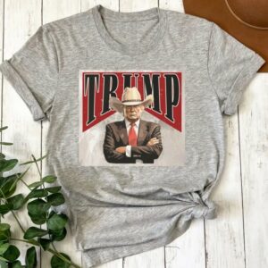 President Trump 2024 Shirt, Funny Western Trump Shirt, Cowboy Trump T Shirt, Support Trump T Shirt, Trump Vance Shirt, Republican Shirt Gift1