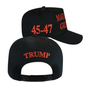 Red Dark MAGA Hats