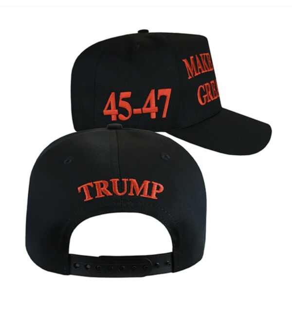 Red Dark MAGA Hats