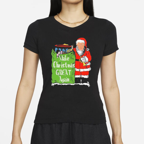 Santa Donald Trump Make Christmas Great Again 2024 Shirts