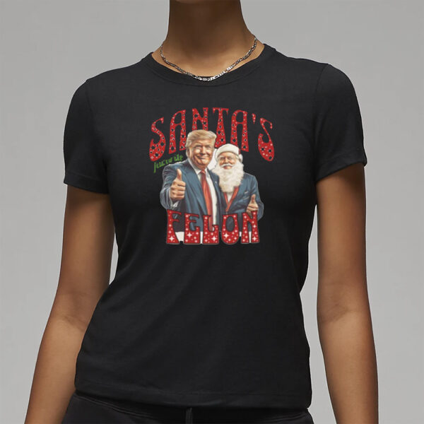 Santa's Favorite Felon Comfort Colors Trump Christmas Republican 2024 Shirt3