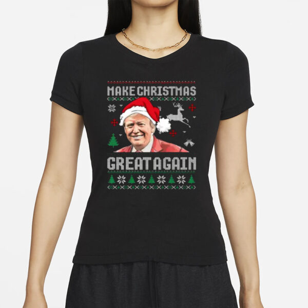 Santa’s Favorite Felon Sweatshirt, Trump Christmas Shirt, Funny Trump Shirt