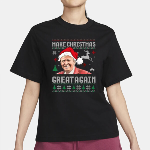 Santa’s Favorite Felon Sweatshirt, Trump Christmas Shirt, Funny Trump Shirt2