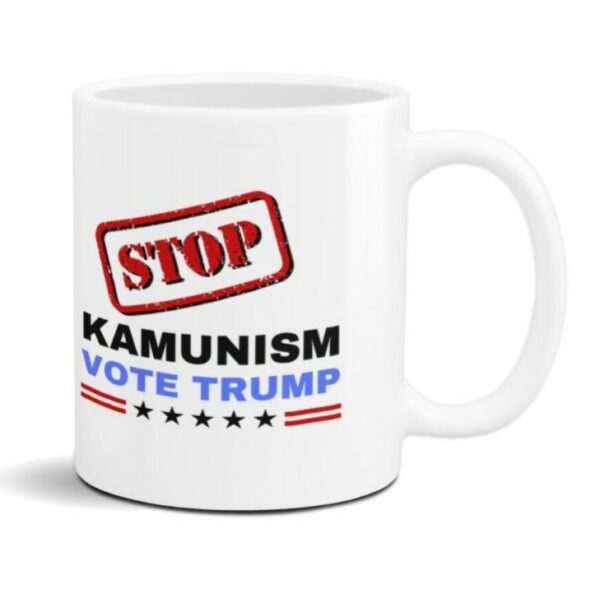 Stop Kamunism Mug Pro Trump Mug Vance Trump Supporter Mug Anti Kamal Harris Mug Stop Kamala 11oz2