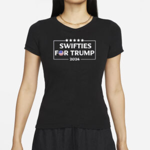 Swifties For Trump 2024 Text Shirt