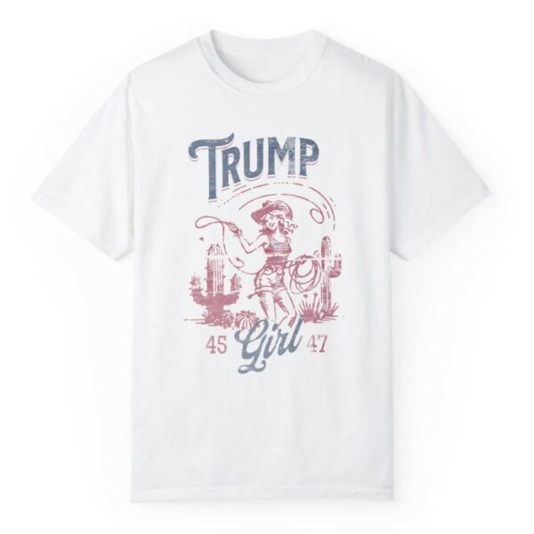 TRUMP Girl Cowboy Shirt. Make America Great Again Shirt. Donald Trump Shirt. MAGA Shirt. Trump 2024 Shirt. #47 Shirt.