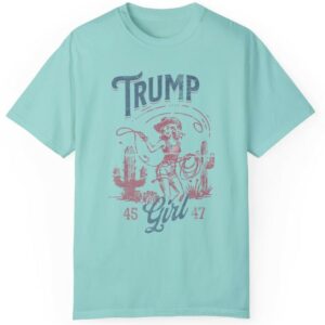 TRUMP Girl Cowboy Shirt. Make America Great Again Shirt. Donald Trump Shirt. MAGA Shirt. Trump 2024 Shirt. #47 Shirt.2