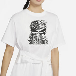 Trendy Patriotic Trump 2024 Tee, Never Surrender Shirts