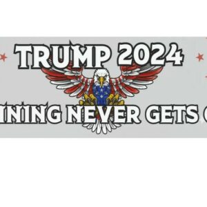 Trump 2024 Bumper Sticker Car Magnet Election 2024 Sticker for Vehicles Vote for Trump Boat Magnet Republican Party Accessory for Office