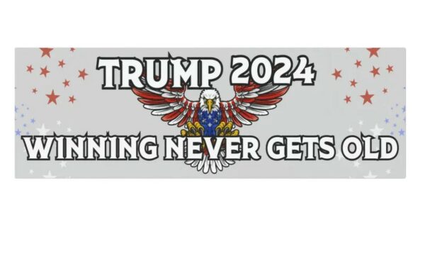 Trump 2024 Bumper Sticker Car Magnet Election 2024 Sticker for Vehicles Vote for Trump Boat Magnet Republican Party Accessory for Office