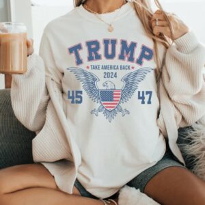 Trump 2024 Comfort Color Shirt Sweatshirt Hoodie, Take America Back Shirt, Pro Trump Shirt, Republican Shirt, Stand With Trump Shirt