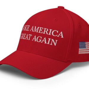 Trump 2024 Embroidered Structured Flexfit Hat, MAGA Make America Great Again Hat, President Donald Trump Hat, Trump USA Hat