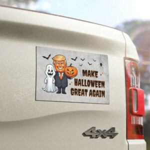 Trump 2024 Magnet Trump Halloween Car Magnet Maga Merch Republican Conservative Gift Donald Trump Gifts Make Halloween Great Again Trump