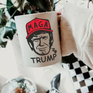 Trump 2024 Mug, MAGA Mug, Ceramic Mug, Double-sided Print, Vote Trump 2024, Trump Mug