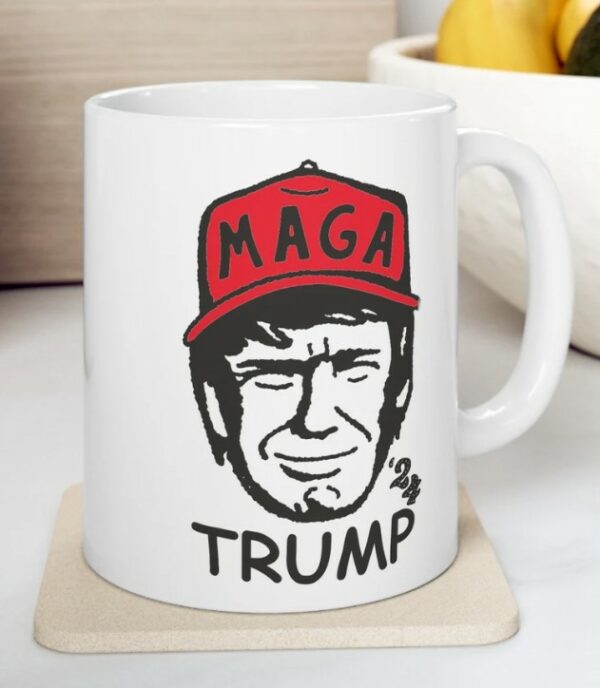 Trump 2024 Mug, MAGA Mug, Ceramic Mug, Double-sided Print, Vote Trump 2024, Trump Mug2