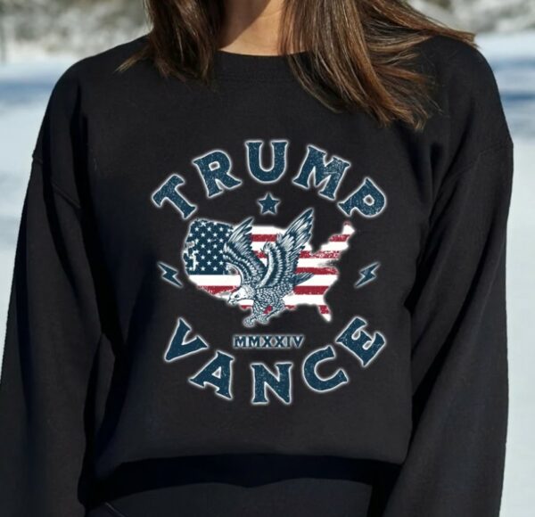 Trump 2024 Sweatshirt, Trump Vance 24, Republican Hoodie, President Donald Trump and JD Vance Republican Crewneck, Trump Supporter, MAGA2