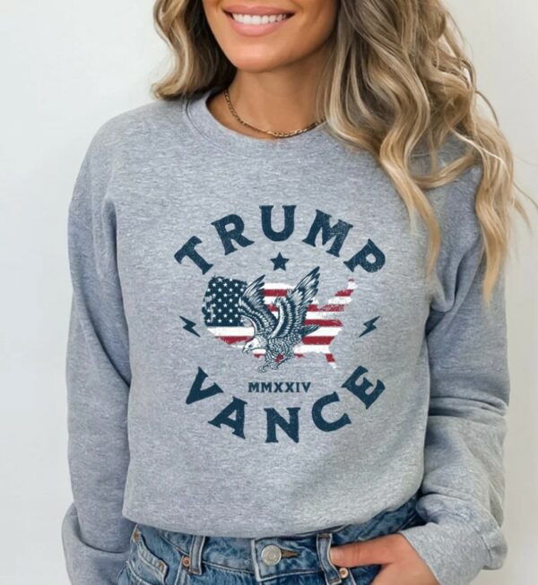 Trump 2024 Sweatshirt, Trump Vance 24, Republican Hoodie, President Donald Trump and JD Vance Republican Crewneck, Trump Supporter, MAGA3