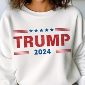 Trump 2024 T-Shirt Glitter Sweatshirt, Persident Donald Trump Shirt 2024, Trump 2024 Election Shirt, Support Trump T-Shirt