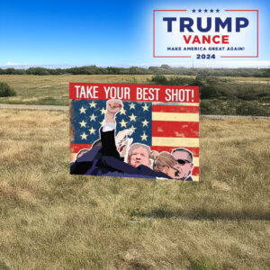 Trump 2024 Yard Sign, Vance for Senate lawn Sign3