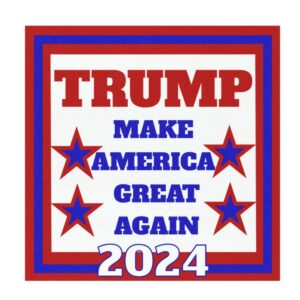 Trump 2024 magnet, MAGA, magnetic President Trump car magnet 5''x5'' Take America Back, can be placed anywhere magnets stick, free shipping2