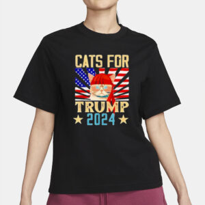 Trump 2024 shirt, Cat for Trump 2024 T-Shirts2