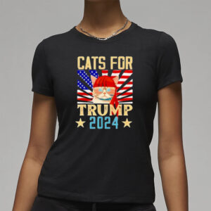 Trump 2024 shirt, Cat for Trump 2024 T-Shirts3