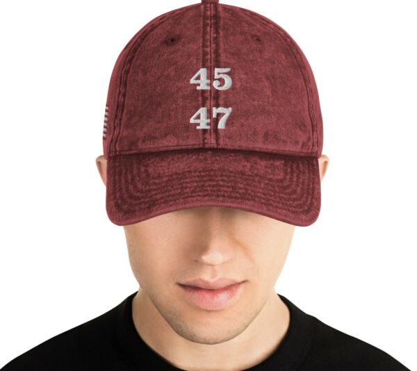 Trump 45 47 Hat Cap