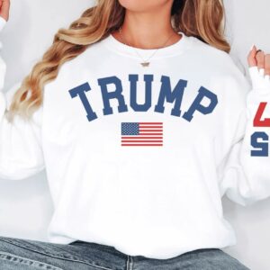 Trump 47 Crewneck Sweatshirt, Trump Train Sweatshirt, Trump 2024, Donald Trump 47th President, Trump Sweater, Awakened Patriot,Varsity Style