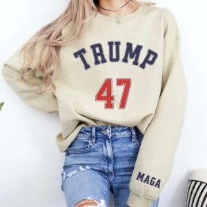 Trump 47 Sweatshirt, Trump 2024 Sweatshirt, Vote Shirt, Republican Crewneck, Election Sweatshirt, Trump Girl, Political Shirt, MAGA Sweater1