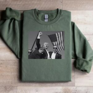 Trump Assassination Sweatshirt, Maga Donald Trump Sweater, Crewneck Trump Assassination attemp sweater, Gift for Republican sweater2