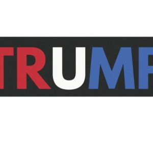 Trump Car Bumper Sticker Magnet, Pro Trump 2024 Car Magnet, Republican Merch, Trump Vance Swag, Simple Red White Blue Trump, Car Accessory1