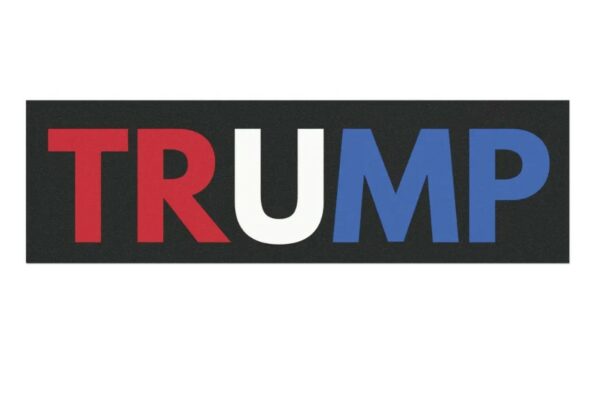 Trump Car Bumper Sticker Magnet, Pro Trump 2024 Car Magnet, Republican Merch, Trump Vance Swag, Simple Red White Blue Trump, Car Accessory1