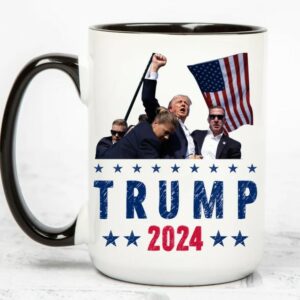 Trump Coffee Mug 2024, American Flag, Trump Vance 2024, Donald Trump for President, Gift for Him, Gift for Her, Political Gift for Friends1