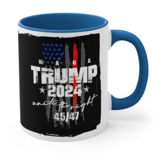 Trump Coffee Mug - 2024 MAGA Unite The Right 45 47 Coffee Mug 11oz Trump 45 47 Cup Trump USA Flag 45 45 Cup Trump MAGA Coffee Mug3