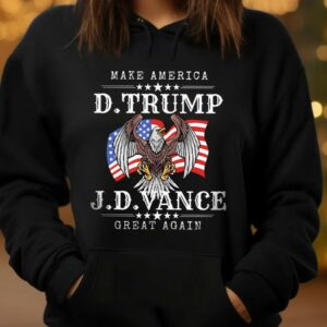 Trump Fight Sweatshirt, Trump Vance 2024 Hoodie, Donald Trump 2024 Hooded, Bulletproof Trump Trump Election 2024 Rally Sweaters, SL31883